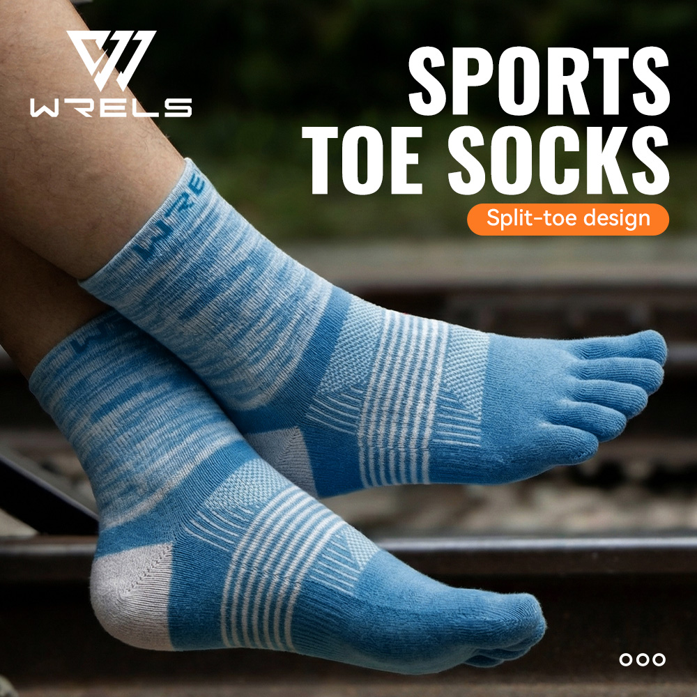 Running Gear For Men - WRELS 1/2/3 Pair Five Finger Socks