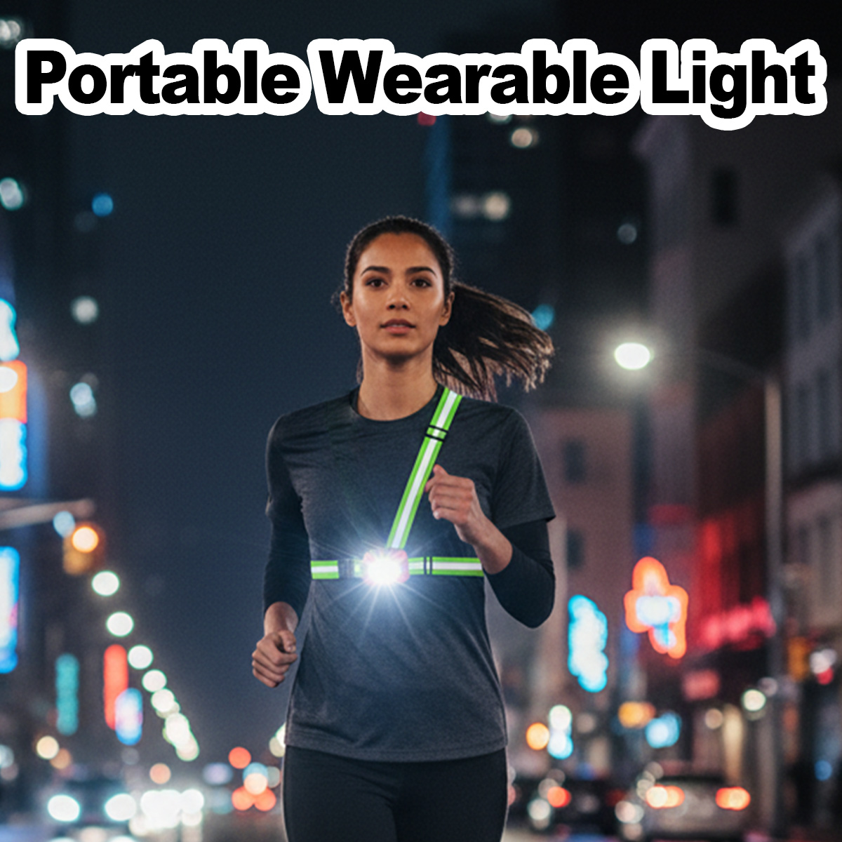 Running Jogging Gear - Running Light USB Rechargeable Waterproof Lightweight