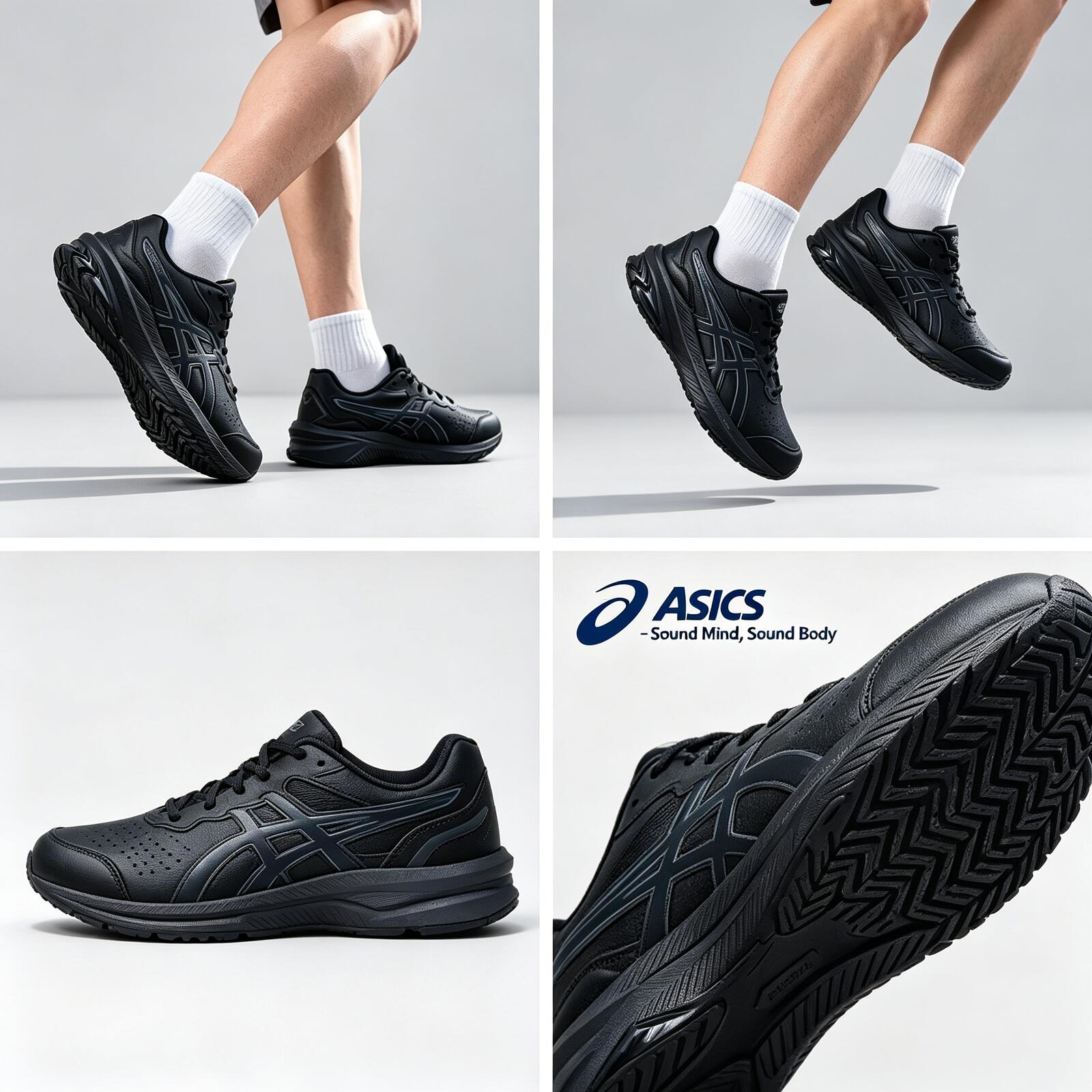 ASICS Men Running Shoes Leathe - Running Gear Asics recension och pris