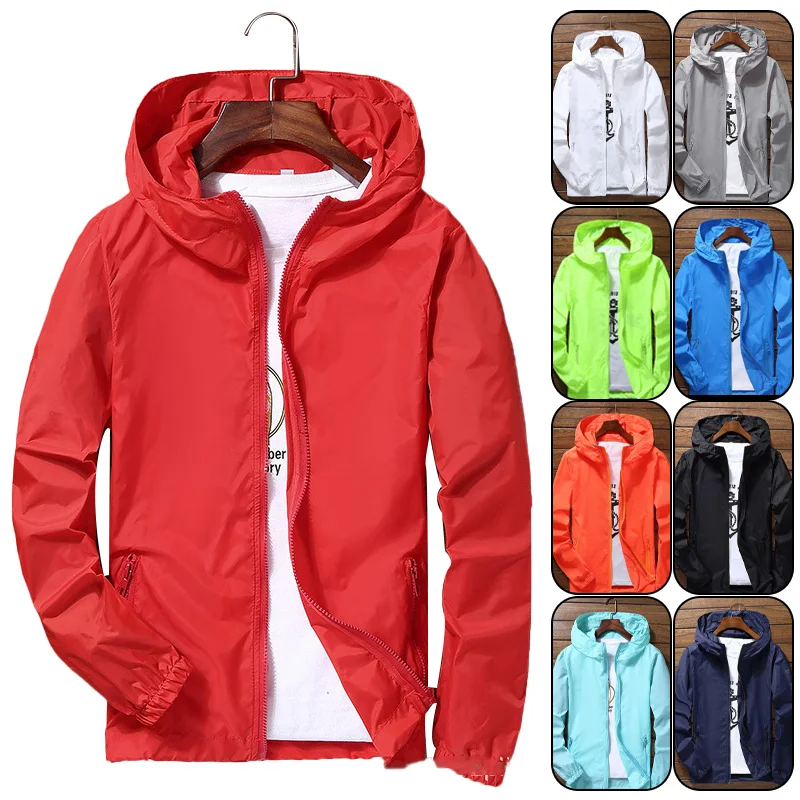 S-7XL Windproof Quick Dry Coat - Running Gear Rain recension och pris