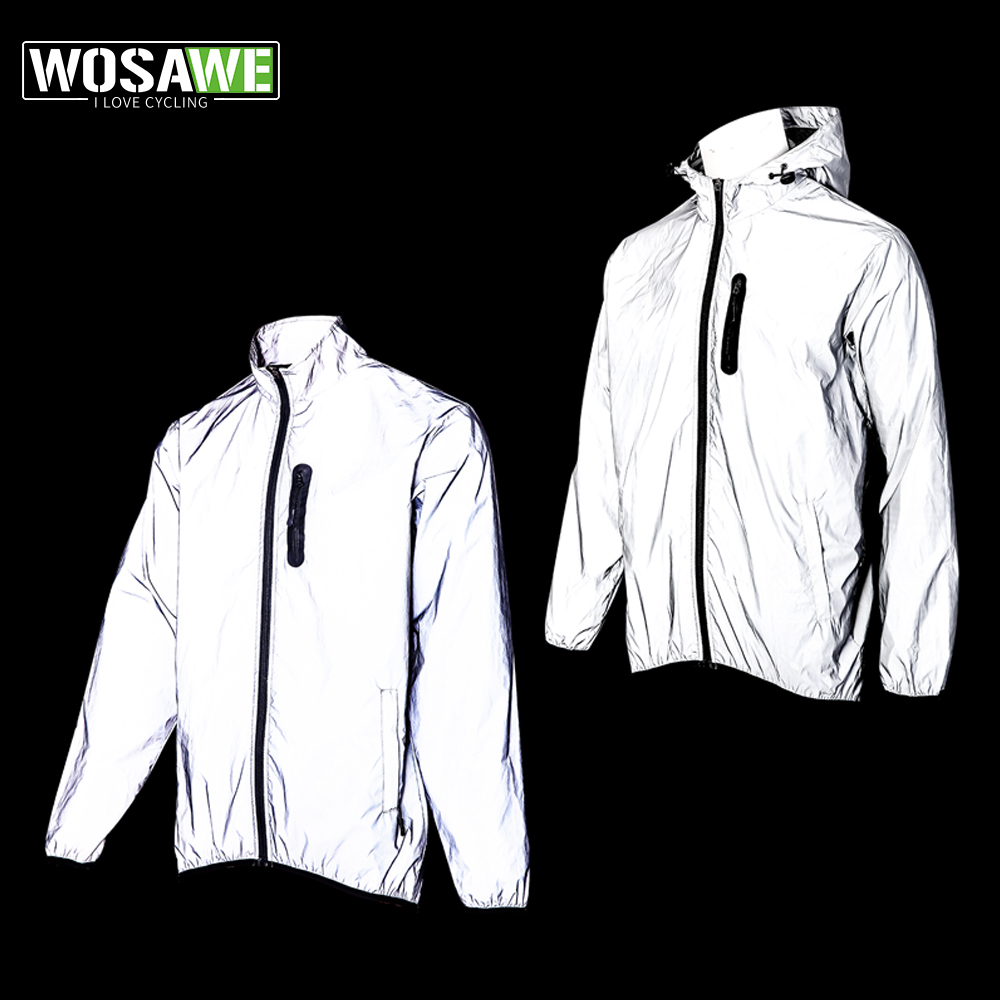 WOSAWE Men's Fully Reflective  - Running Gear Rain recension och pris