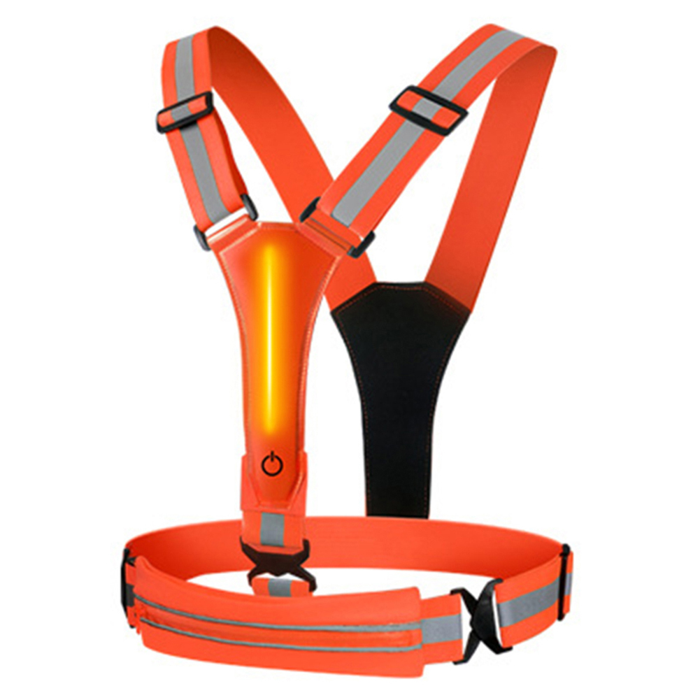 LED Reflective Vest Light Up R - Running Gear Winter Men recension och pris