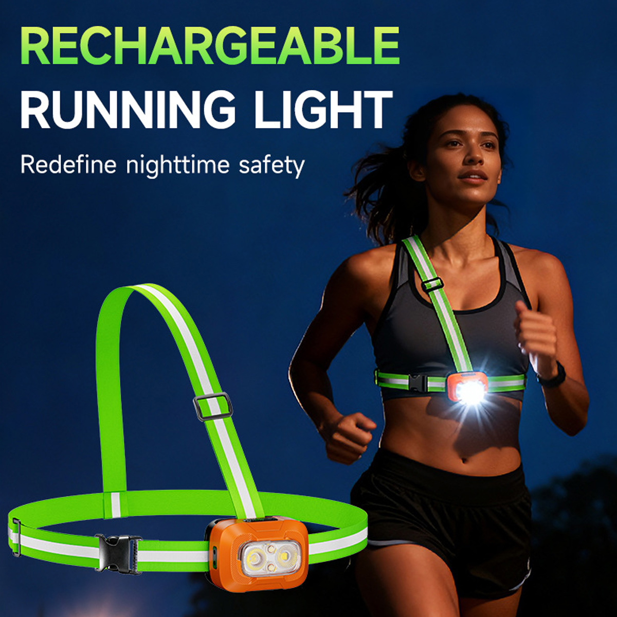 Running Light USB Rechargeable - Running Jogging Gear recension och pris