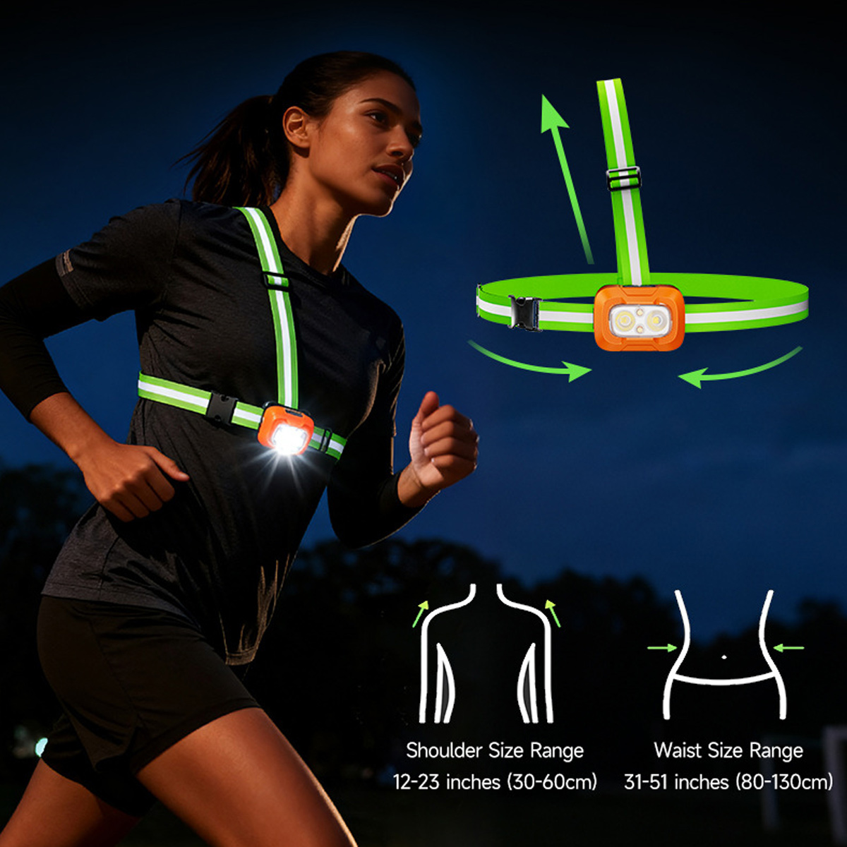 Running Light USB Rechargeable - Running Jogging Gear recension och pris