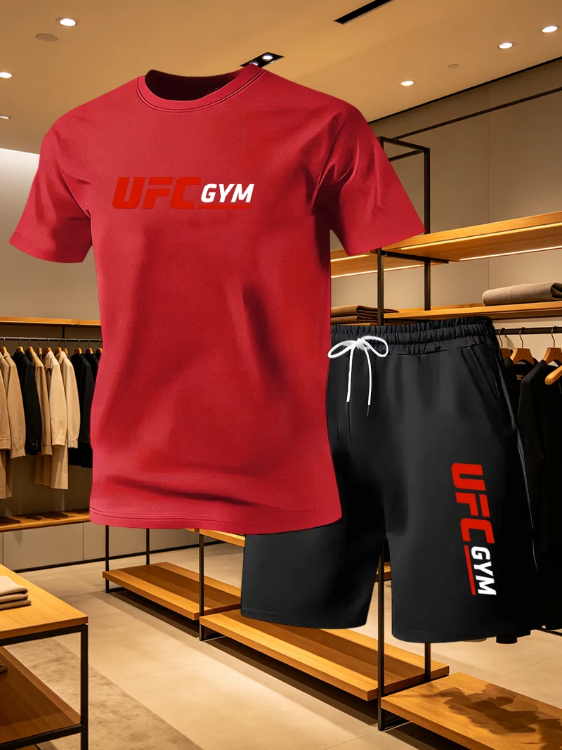 Men's Fashion T-shirt Shorts U - Running Gear For Men recension och pris