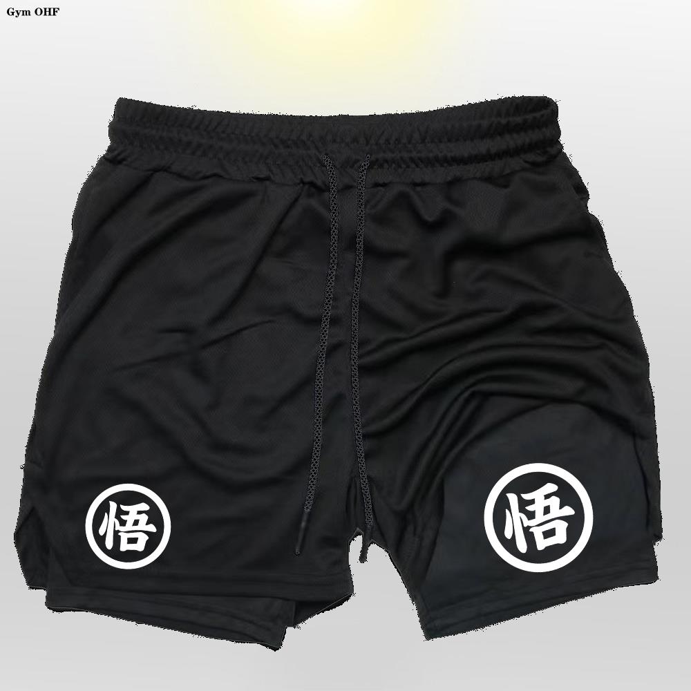 Z Goku Anime Sweatpants Shorts - Running Gear For Men recension och pris
