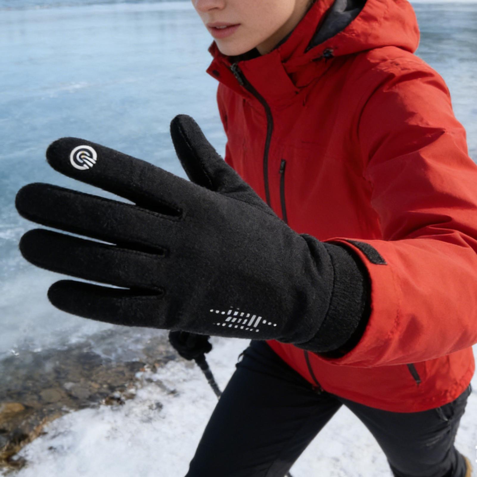 Winter Cycling Gloves Full Fin - Running Gear In Snow recension och pris