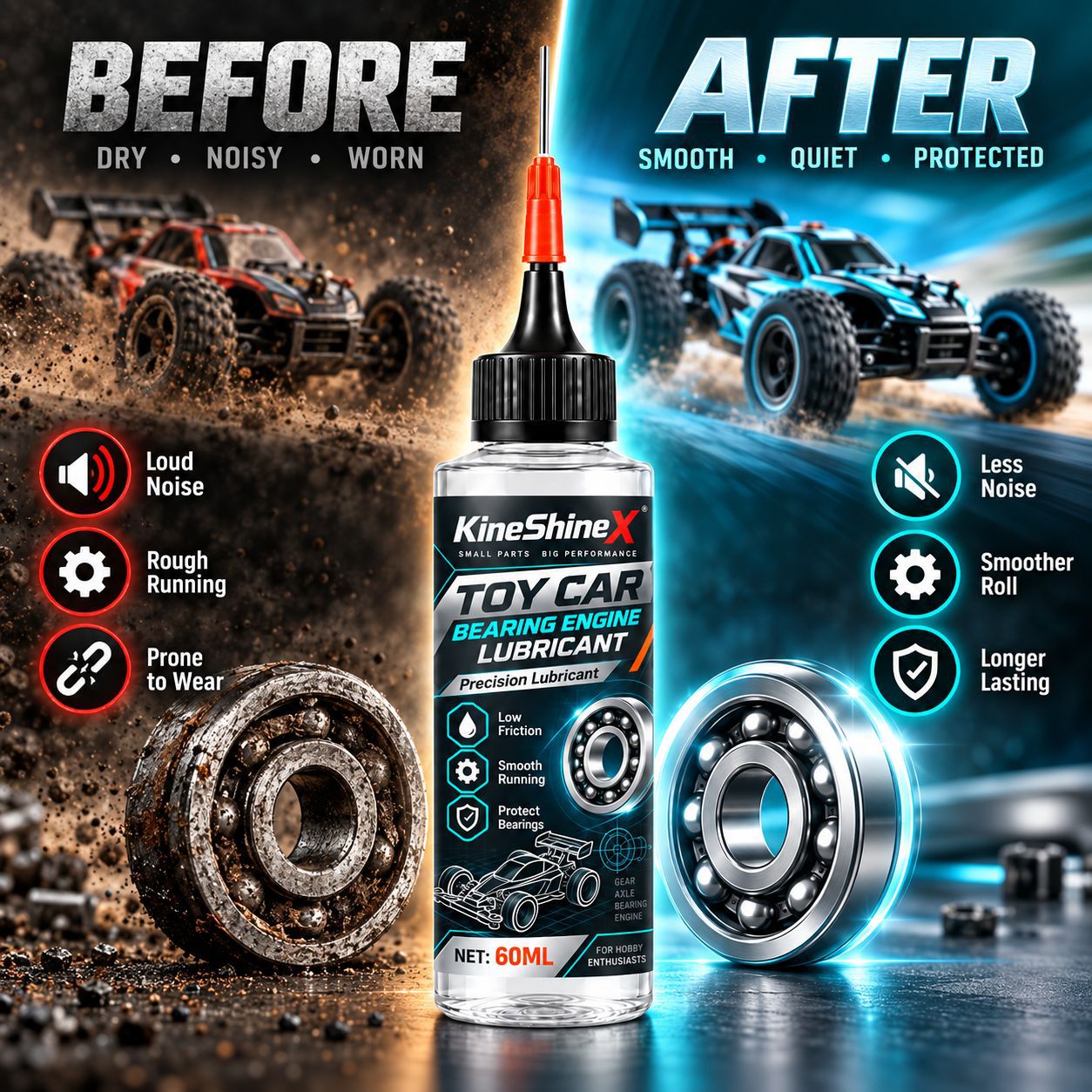 60ml RC Car Bearing Lubricant  - Running Gear Car recension och pris