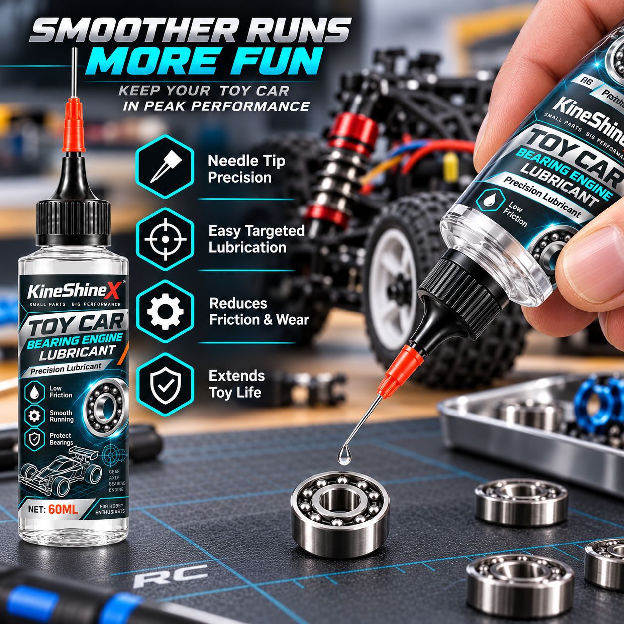 60ml RC Car Bearing Lubricant  - Running Gear Car recension och pris