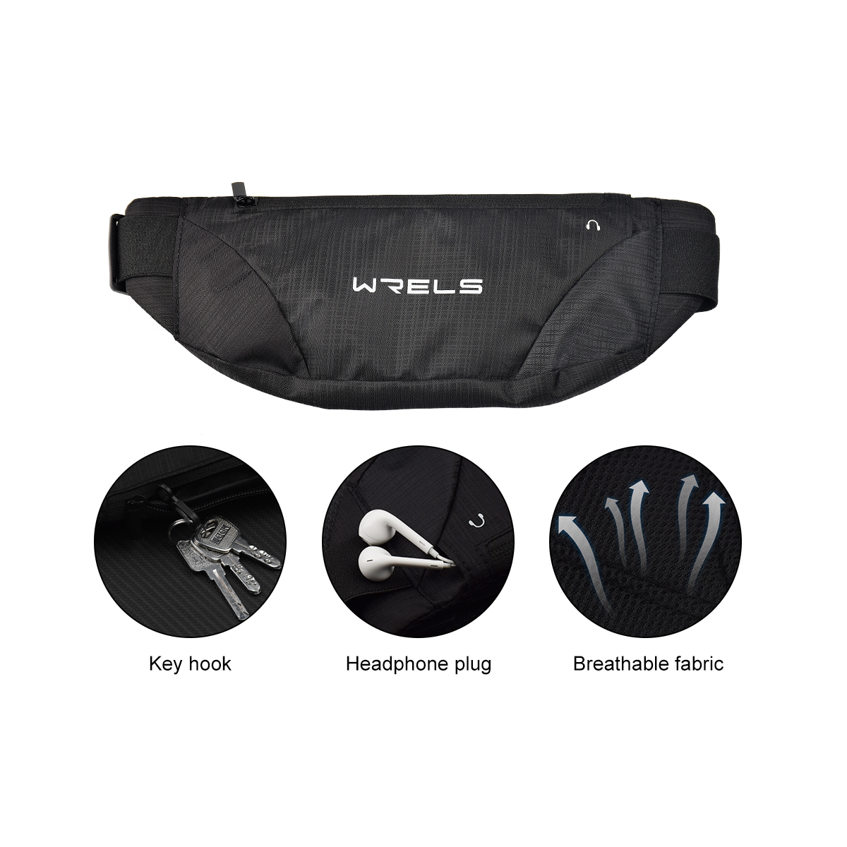 WRELS Waist Bag Running Bag Ou - Running Jogging Gear recension och pris