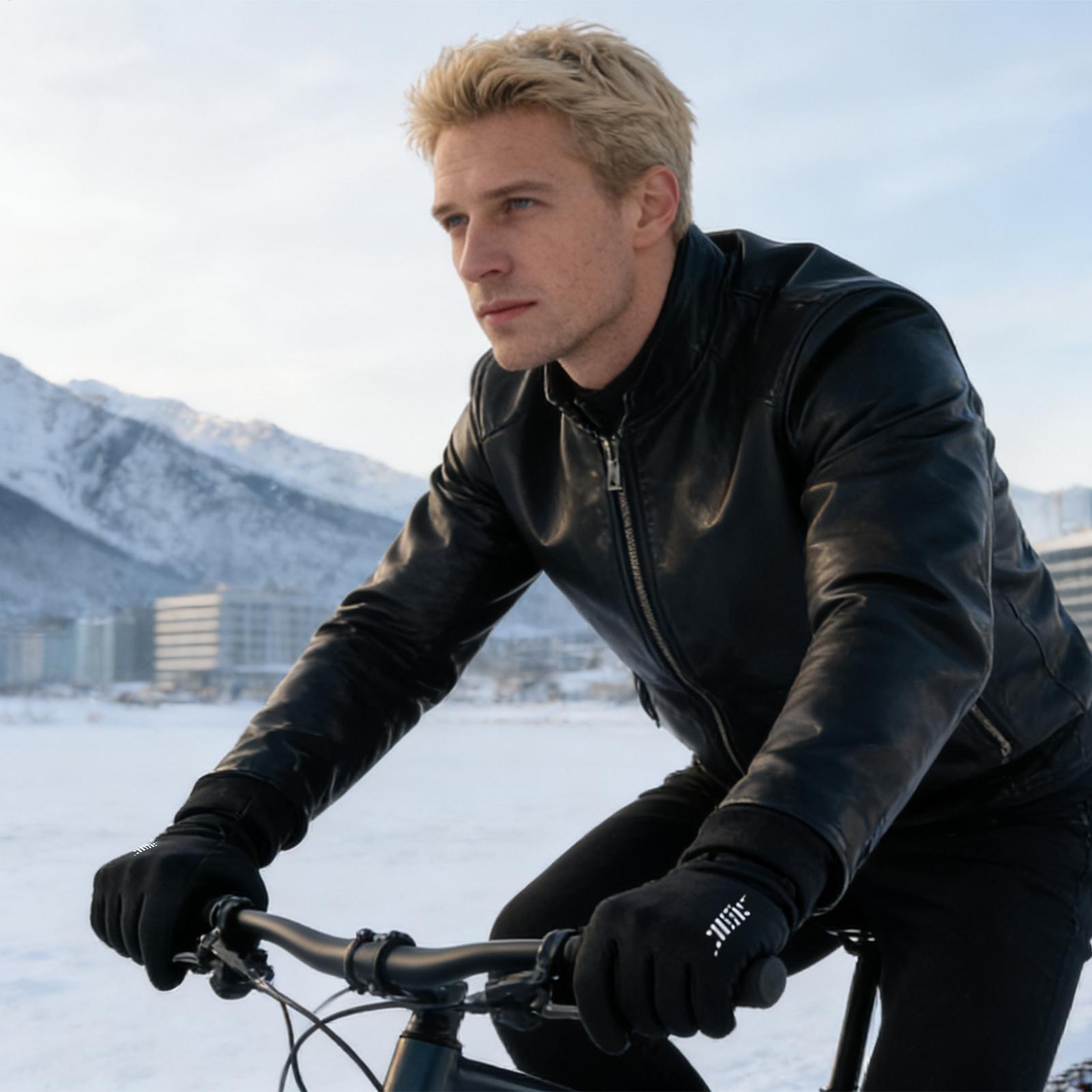 Warm Biking Gloves Full Finger - Running Gear In Snow recension och pris