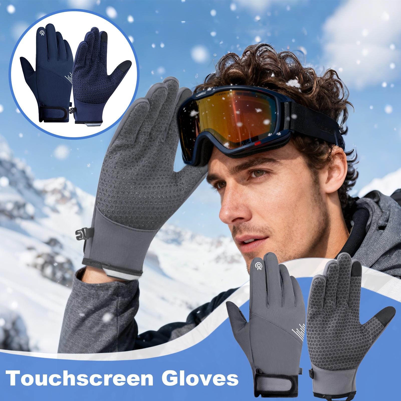 Winter Gloves Men Windproof To - Running Gear In Snow recension och pris