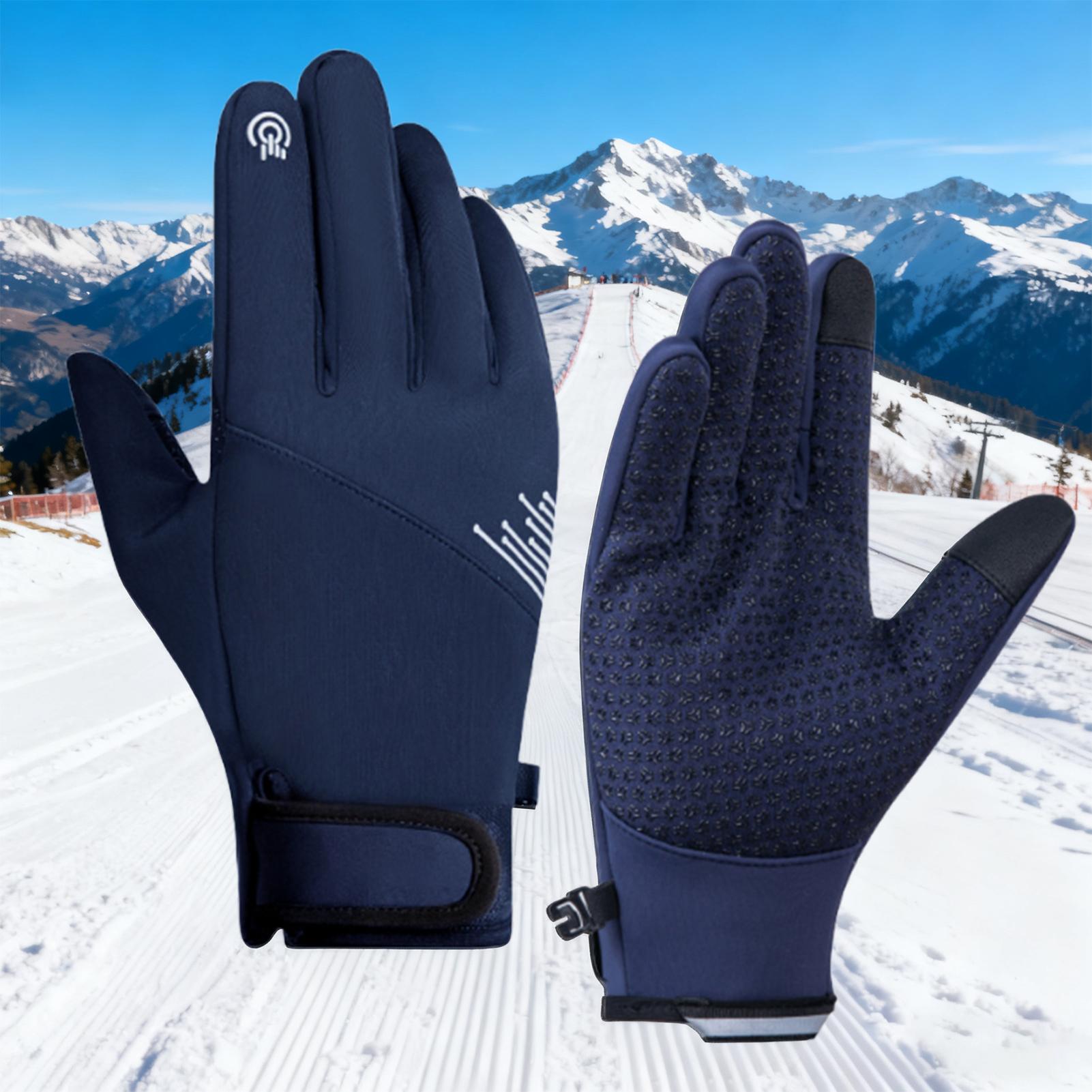 Winter Gloves Men Windproof To - Running Gear In Snow recension och pris