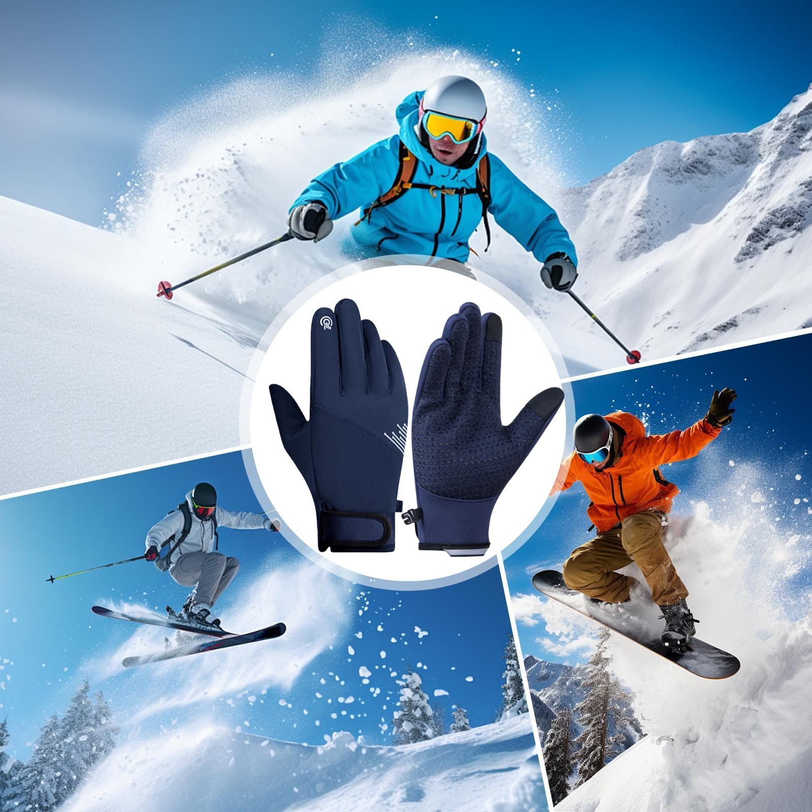 Winter Gloves Men Windproof To - Running Gear In Snow recension och pris