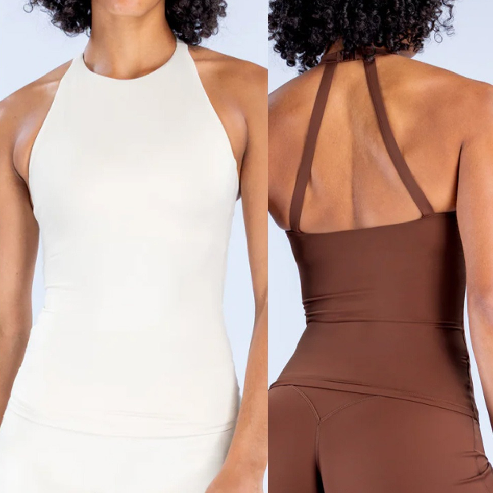 Women Halter Tank Top Built In - Running Hydration Vest recension och pris