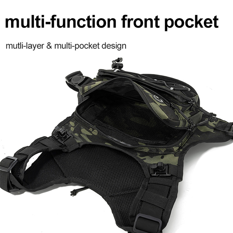 Tactical Bag Front Chest Rig V - Running Hydration Vest recension och pris