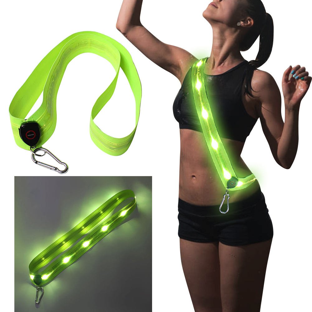 LED Shoulder Belt Rechargeable - Running Jogging Gear recension och pris