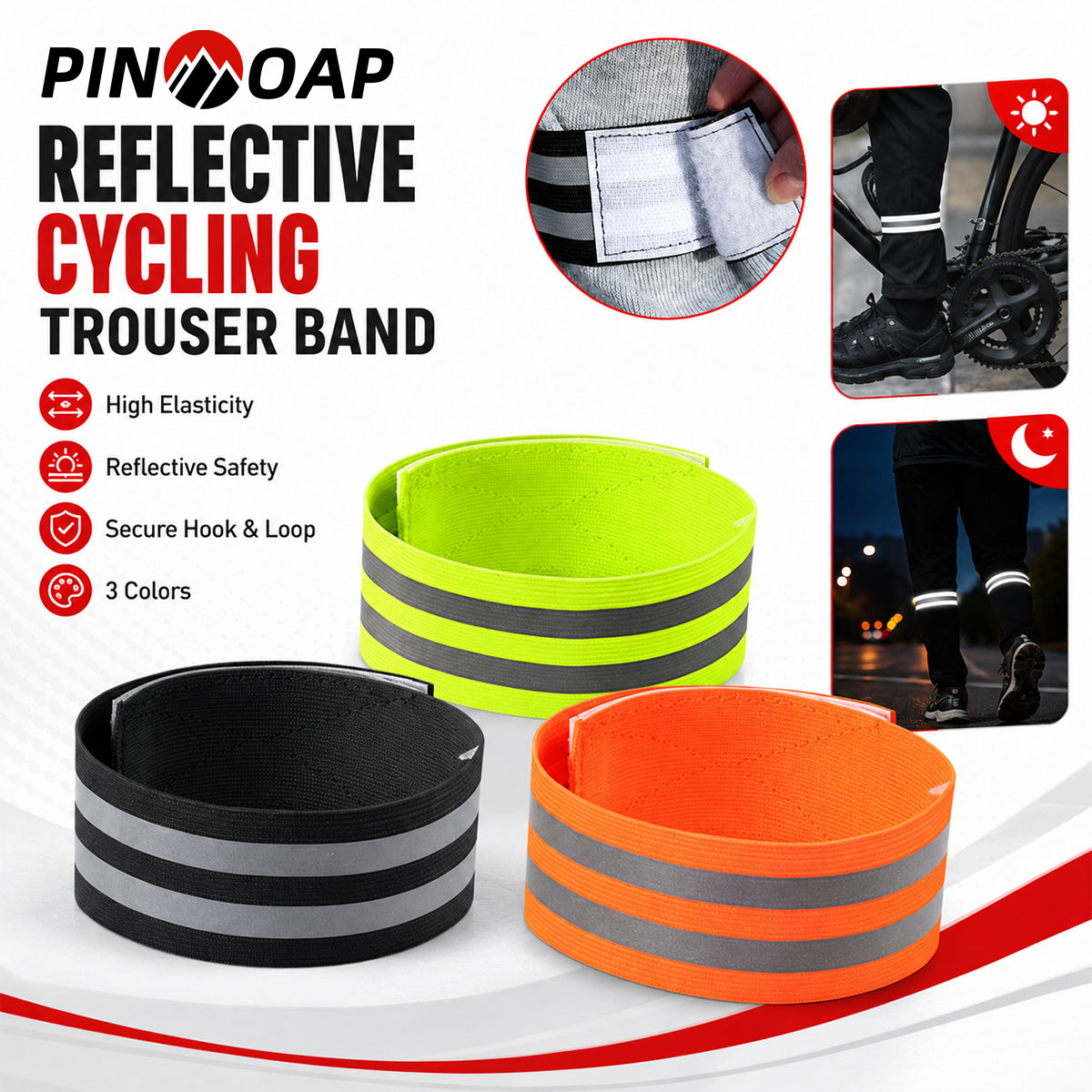 PINMOAP 1/2PCS Bicycle Pants L - Running Gear Outdoor recension och pris