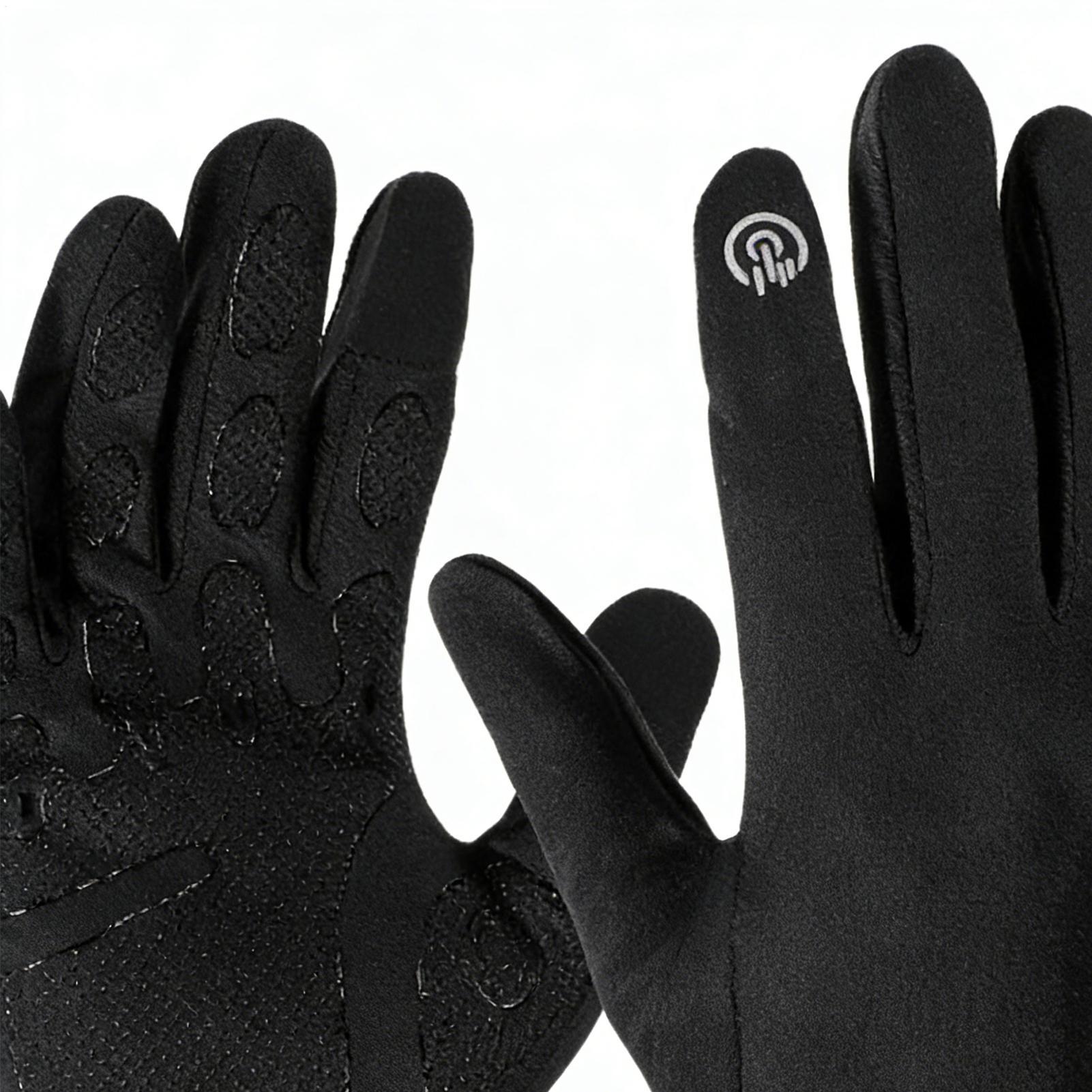 Warm Cycling Gloves Full Finge - Running Gear In Snow recension och pris